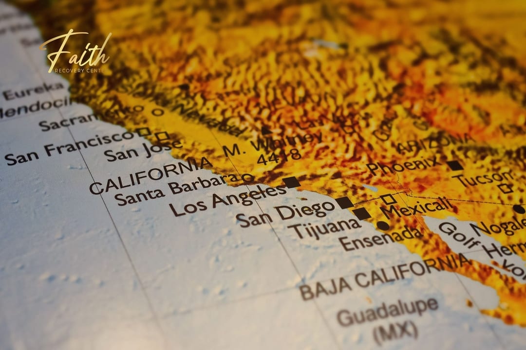 Picture of California Map